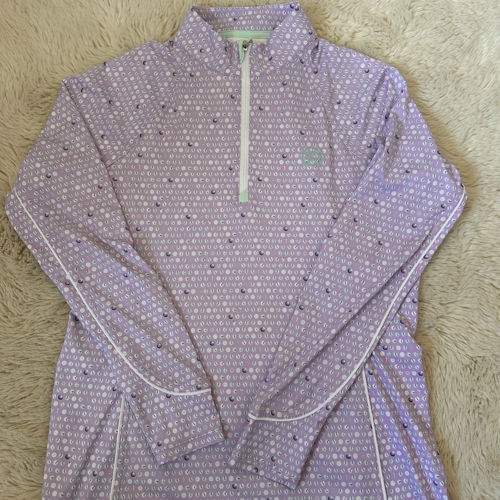 Purple Quarter-Zip Pullover